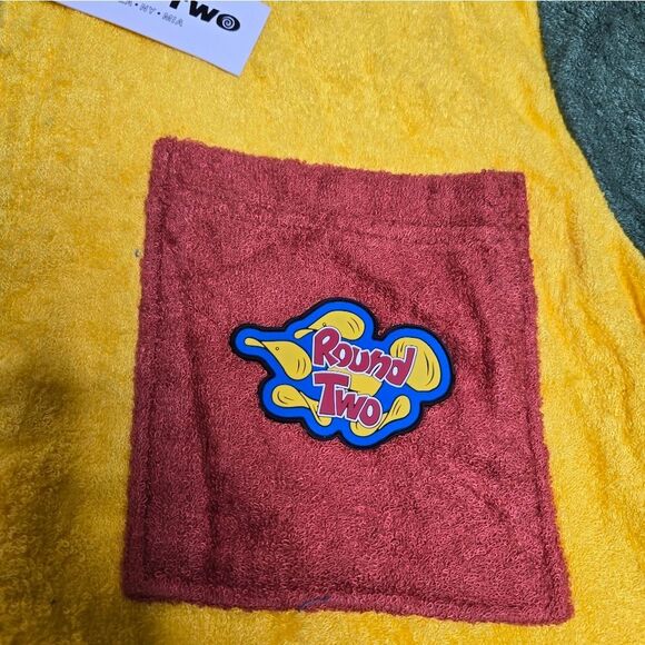 NEW Round Two Potato Chip Terry Cloth clowncore beach shirt oversized unisex XS‎ - Picture 4 of 12